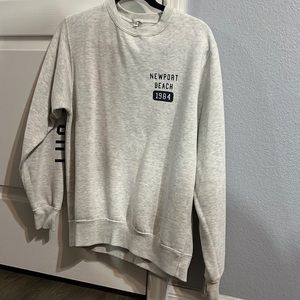 New Port Beach 1984 Grey Sweatshirt